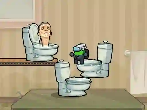 Hra Impostor Jump Skibidi Toilet