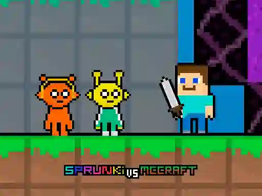Hra Sprunki vs MCCraft