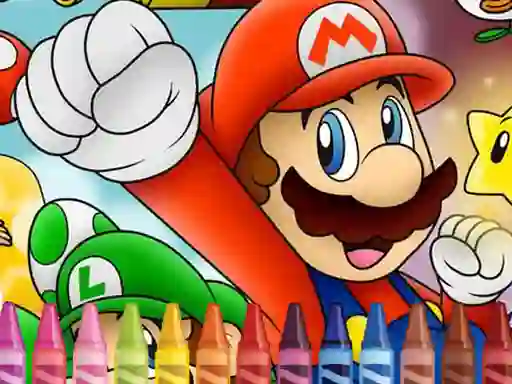 Hra Mario Coloring