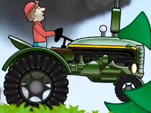 Hra Tractor Driving Hill Climb 2D