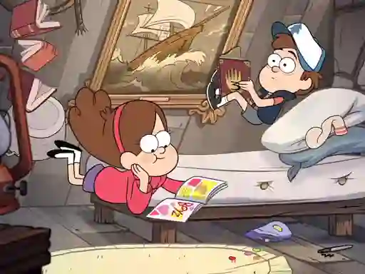 Hra Gravity Falls Slide