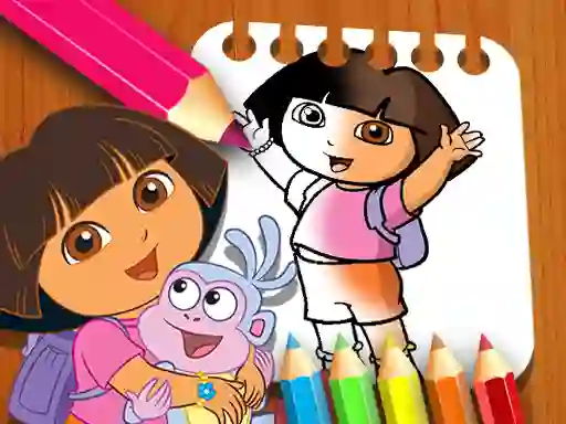 Hra Dora the Explorer the Coloring Book