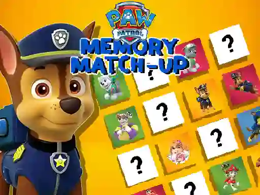 Hra Paw Patrol Memory Match Up