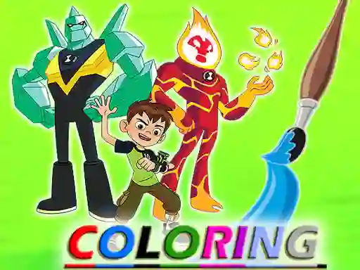 Hra Ben 10 Coloring