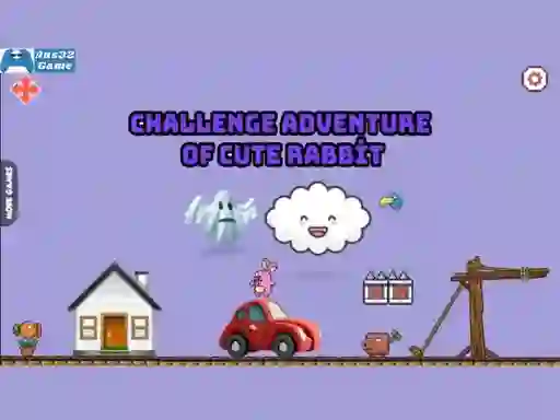 Hra Challenge adventure of cute rabbit