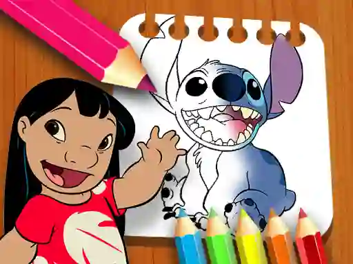 Hra Lilo and Stitch Coloring Book