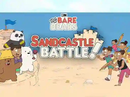 Hra Sandcastle Battle! We Bare Bears