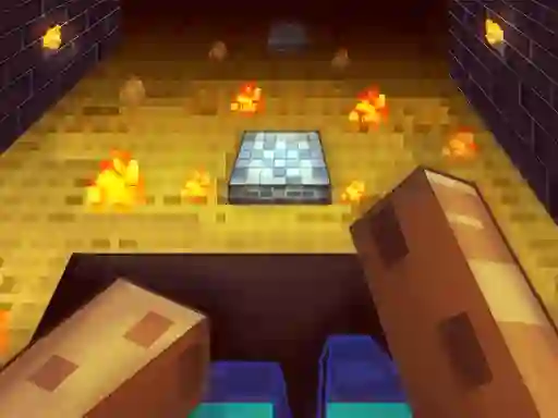 Hra Parkour in the cave 3D