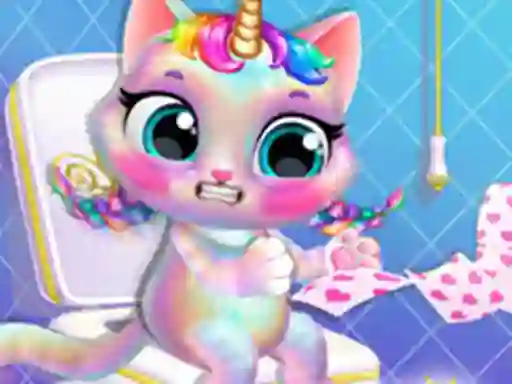 Hra Twinkle My Unicorn Cat Princess Caring
