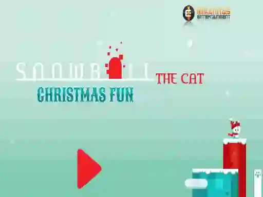 Hra Snowball The Cat Christmas Fun