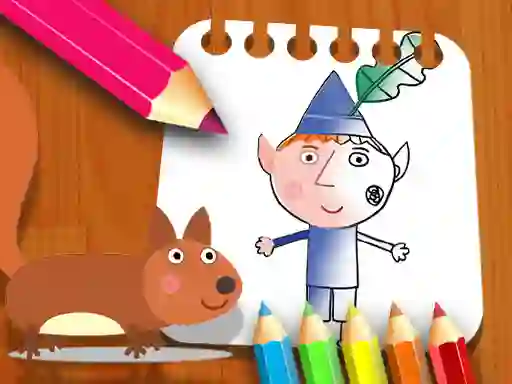 Hra Ben Hollys Coloring Book
