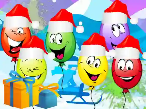 Hra Christmas Balloons Bursting