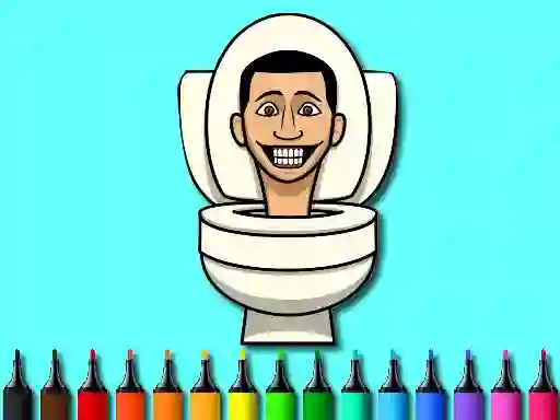 Hra Color Skibidi Toilet