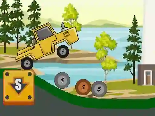 Hra Hill Climb Tractor 2D