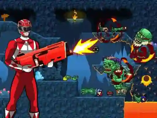 Hra Power Rangers shoot Zombie