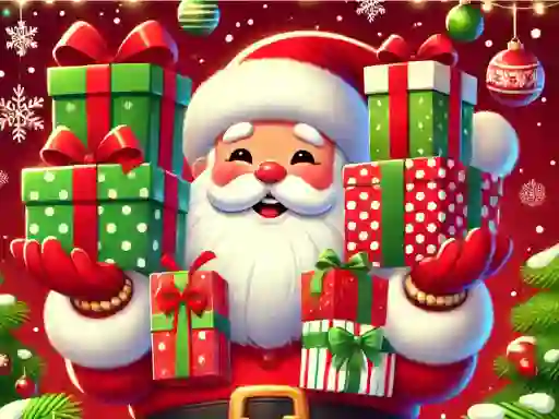 Hra Christmas Gift Jump