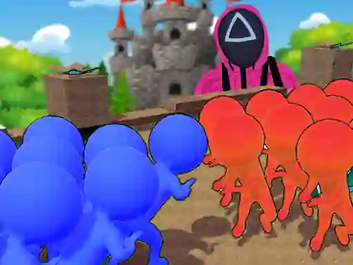 Hra Squid Game Crowd Pusher