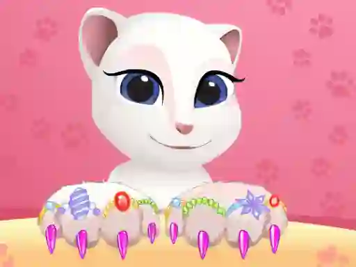 Hra Talking Tom Angela Great Manicure