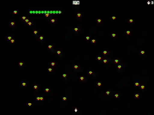 Hra Centipede Attack 2D