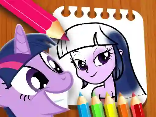 Hra Equestria Girls Coloring Book