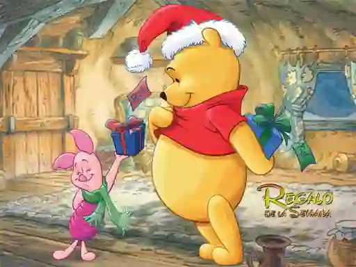 Hra Winnie the Pooh Christmas Jigsaw Puzzle