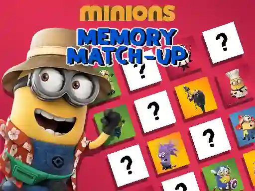 Hra Minions Memory Match Up