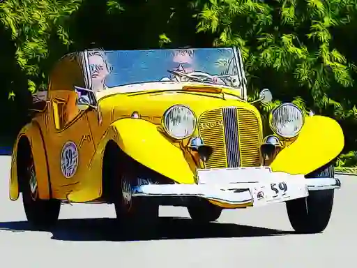 Hra Old Cars Puzzle