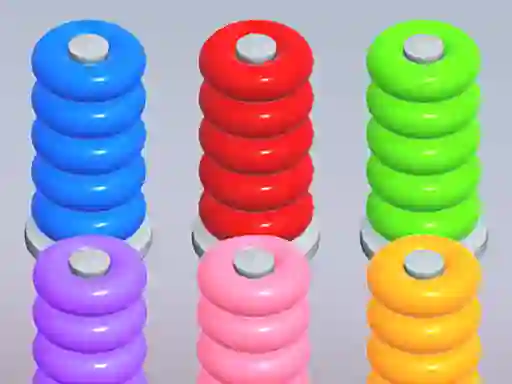Hra Color Ring Sort