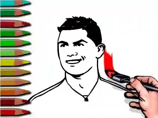 Hra Ronaldo Coloring Book