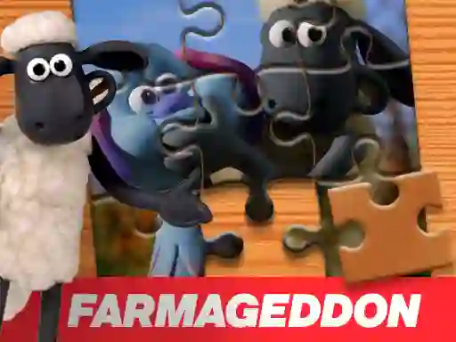 Hra  A Shaun the Sheep Movie Farmageddon Jigsaw Puzzle