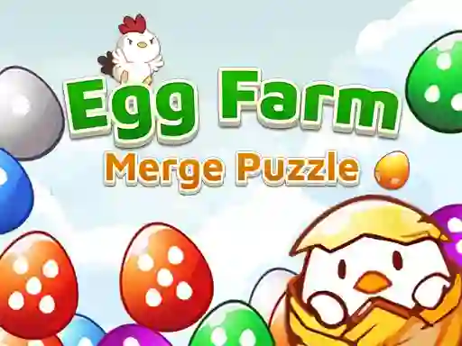 Hra Egg Farm Merge Puzzle