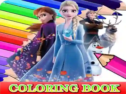 Hra Coloring Book for Frozen Elsa