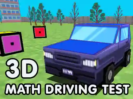 Hra 3D Math Driving Test