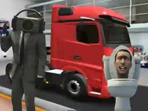 Hra Truck Simulator Skibidi Toilet