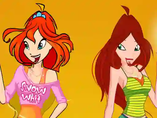 Hra Bloom and Flora Dress Up