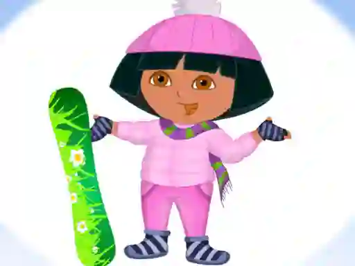 Hra Dora Ski Winter Dressup