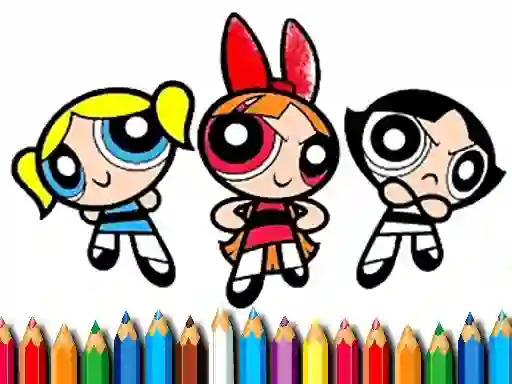 Hra PowerPuff Girls Coloring Book
