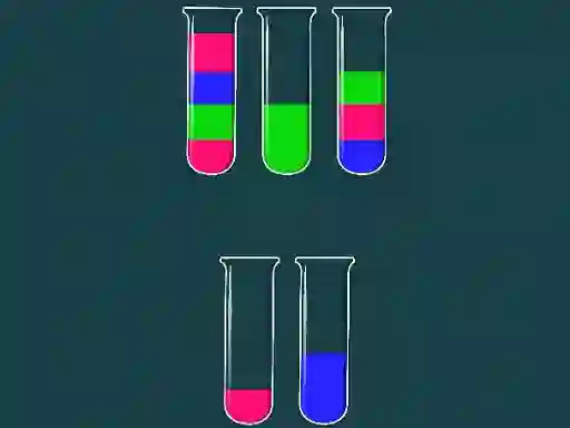 Hra Water Sorting Color in the bottle