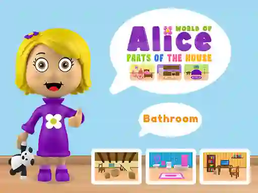 Hra World of Alice Parts of the House