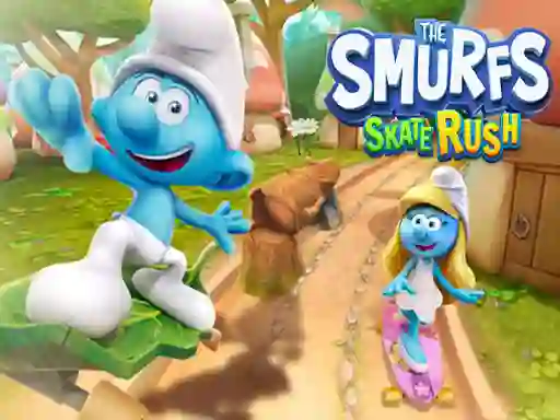 Hra The Smufrs Skate Rush