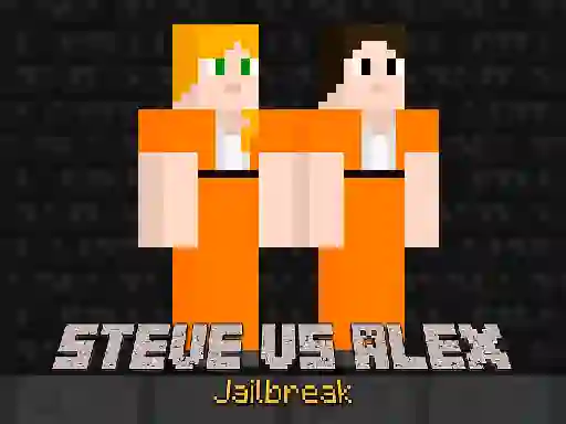 Hra Steve vs Alex Jailbreak