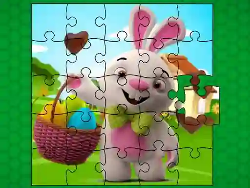 Hra Easter Bunny Eggs Jigsaw
