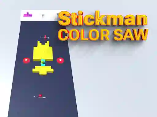 Hra Stickman Color Saw