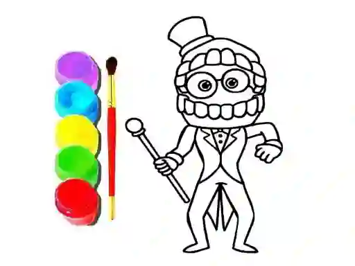 Hra Digital Circus Click and Paint