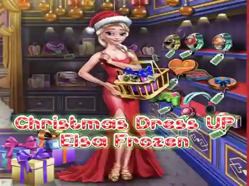 Hra Elsa Frozen Christmas Dress up