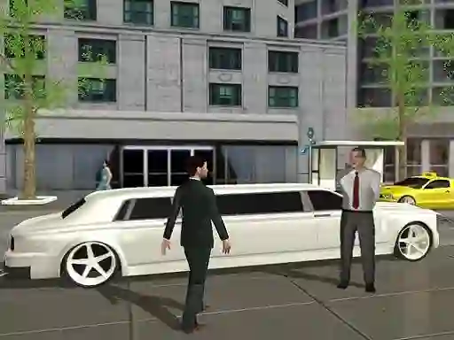 Hra Limo Taxi Driving Simulator: Limousine Car Games