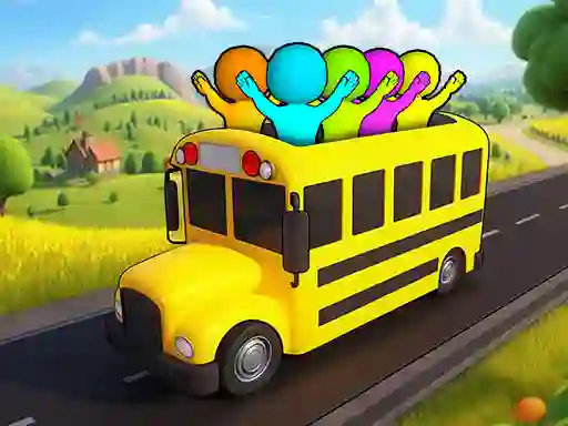 Hra Bus Match: Color Parking Jam