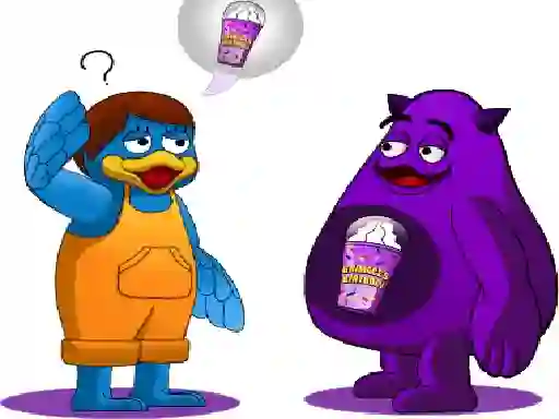 Hra Grimace Monster Dop Story