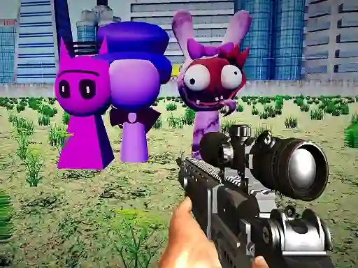 Hra Sprunki Sniper Squid Game