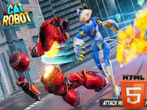 Hra Cat Robot Transform War